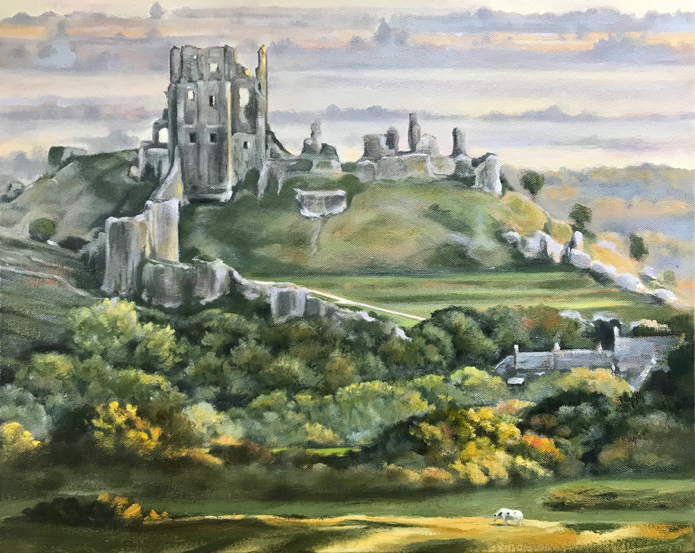 Corfe Castle, Dorset by Kathy Evershed